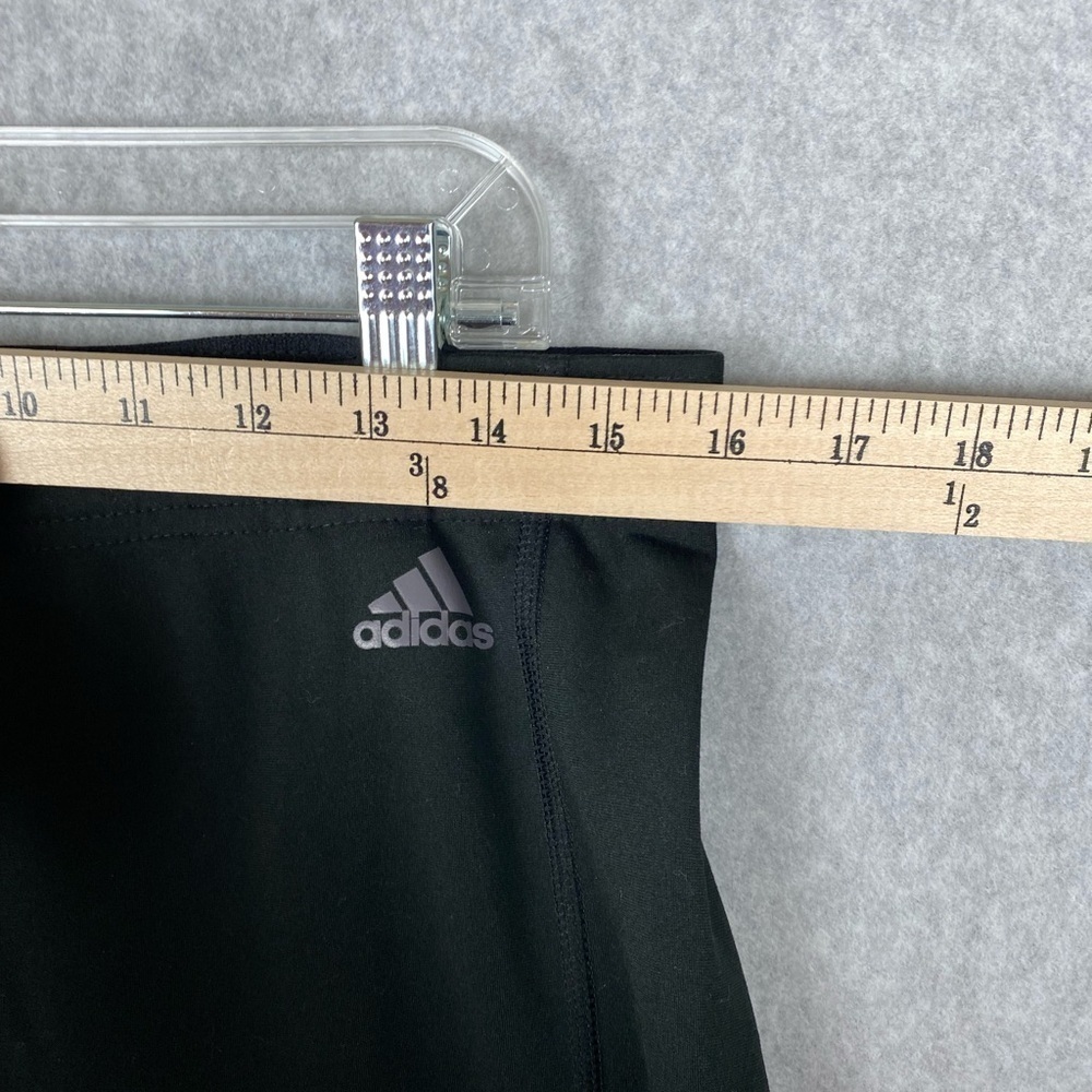 Adidas Climalite Capri Workout Pants Sz XL Black - Picture 6 of 10